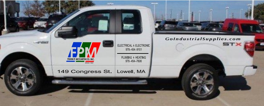 Frank P. McCartin Co. delivery truck